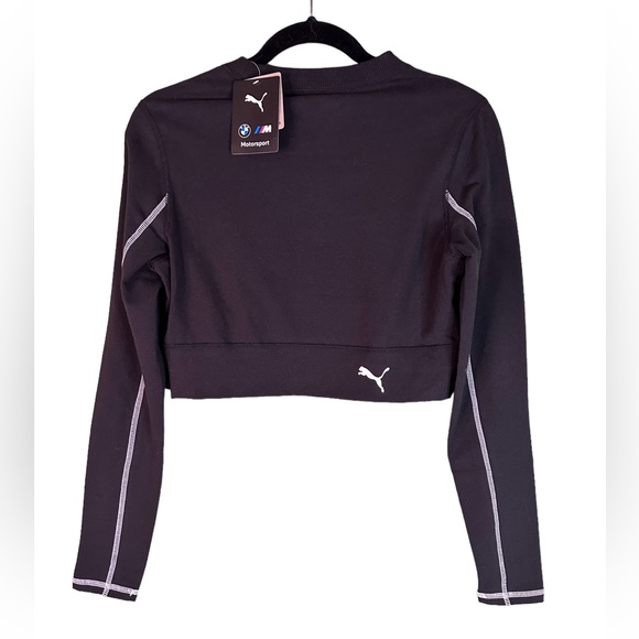 PUMA BMW Motorsport Essential Logo Crop Top - Picture 3 of 5
